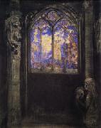 Odilon Redon Stained-Glass Window Germany oil painting artist